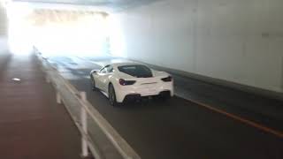 Ferrari 488 gtb tunnel sound -