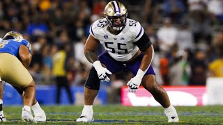 Troy Fautanu Left Tackle Highlights