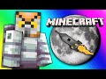 Minecraft Funny Moments - Landing On The Moon! (Ad Astra Mod)