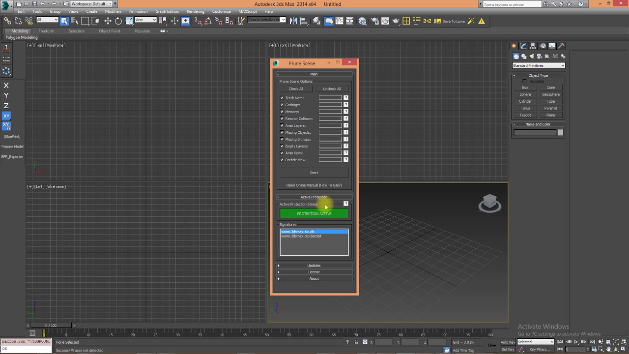 3ds max scene security tools