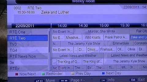 Xoro DTV-M5 Irish Digital TV Receiver - PVR Features