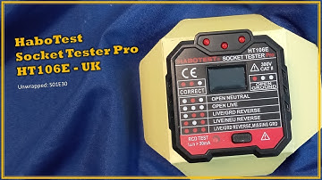 Unwrapped: S01E30 | HaboTest Socket Tester Pro HT106E - UK | June 23, 2020 | © 2020 PRODUCTS.WIKI
