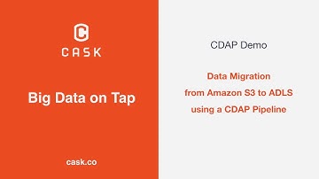 Learn CDAP: Data Migration  from Amazon S3 to ADLS  using a CDAP Pipelines