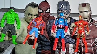 Superheroes Play With Their Dolls