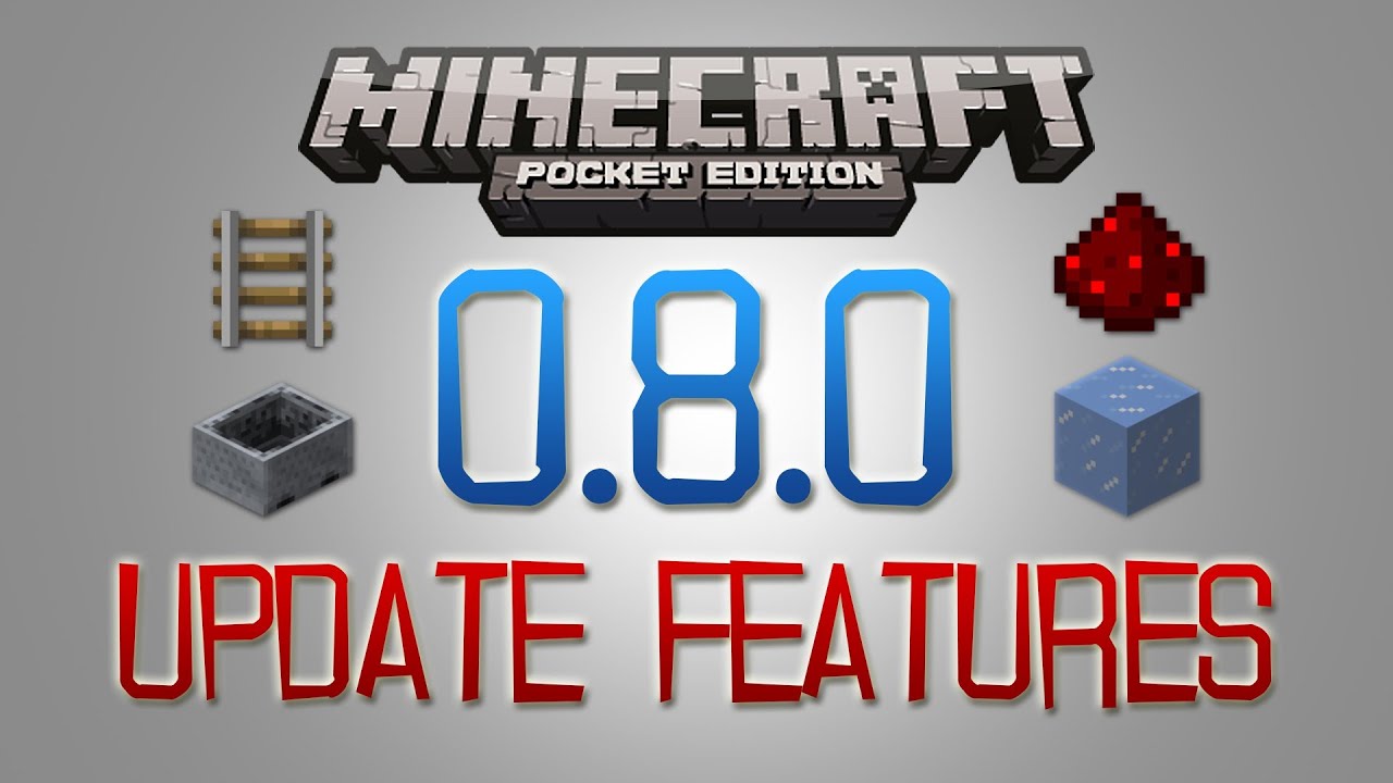 0.8.0 Update Features - Minecraft Pocket Edition - YouTube