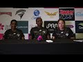 Press Conference   May 6   Match 2   Tornadoes