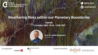 Weathering Risks within our Planetary Boundaries | BCSC 2022