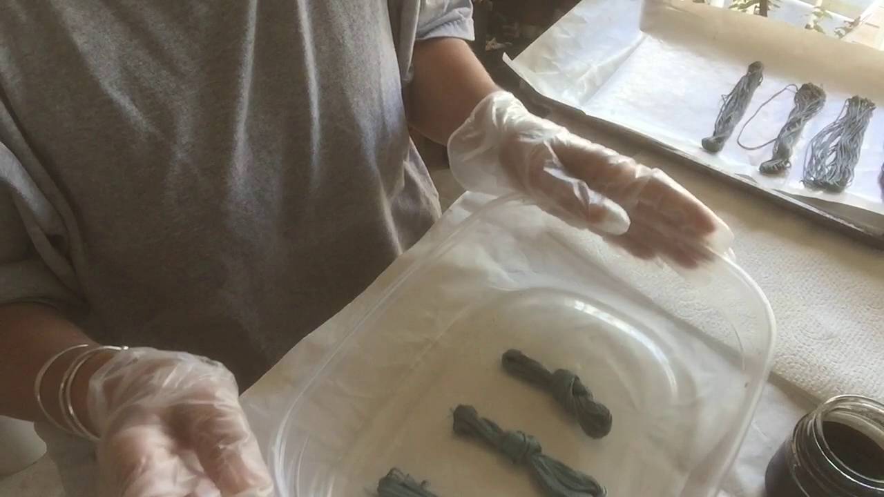 FlossTube #18   Over-dyeing DMC Floss Tutorial