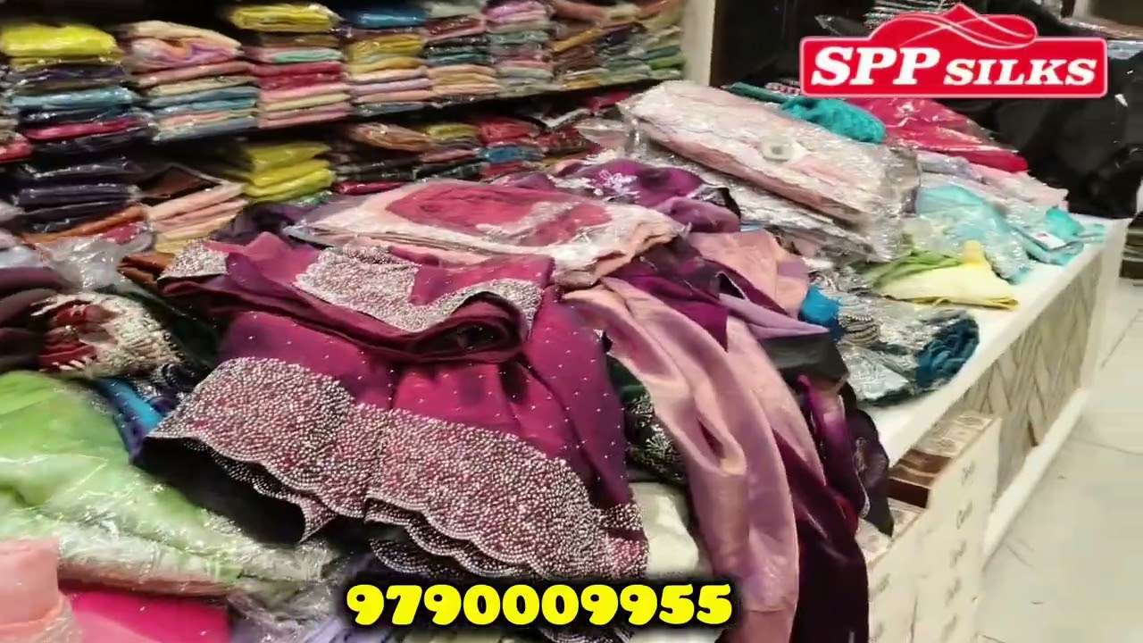 ‼️ கம்மியான விலையில் கல்லு💥 வைத்த புடவைகள் #kaniworld #sppsilks #Ramzancollections