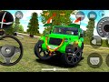 Doller song Modified Mahindra Green Thar 😈 Indian Car Simulator 3D ( Gadi Wala Games) Car Game 2025