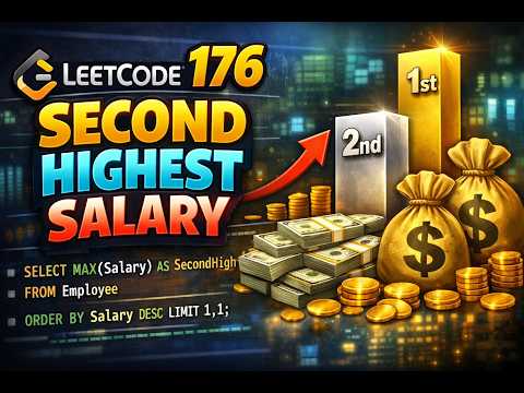 LEETCODE 176 SECOND HIGHEST SALARY