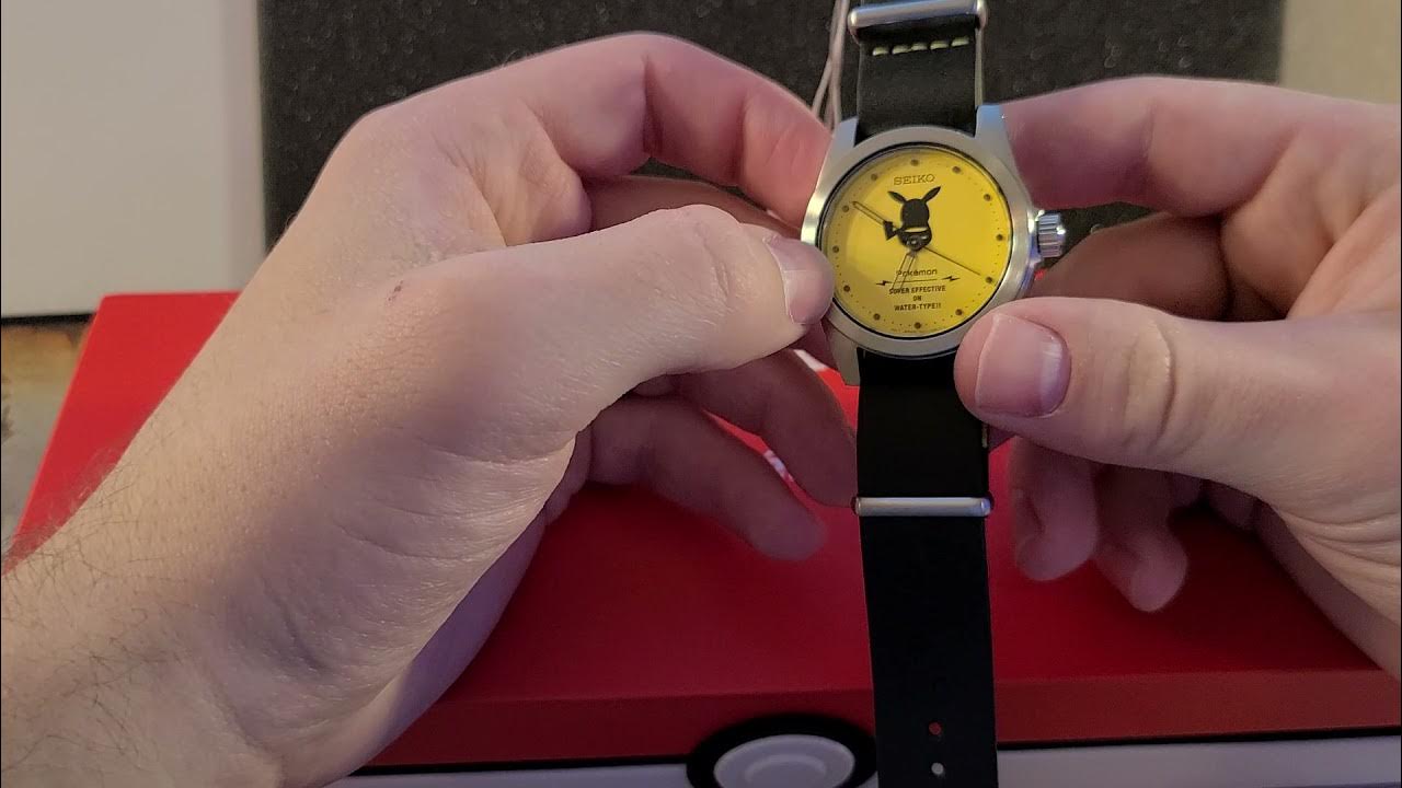 Seiko SCXP175 Pikachu Pokemon Watch Review/Unboxing - YouTube