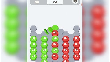 Hexa Shift - Logic Puzzle Level 80 walkthrough | Hexa Shift Level 80 Solution Gamerstein