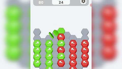 Hexa Shift - Logic Puzzle Level 80 walkthrough | Hexa Shift Level 80 Solution Gamerstein