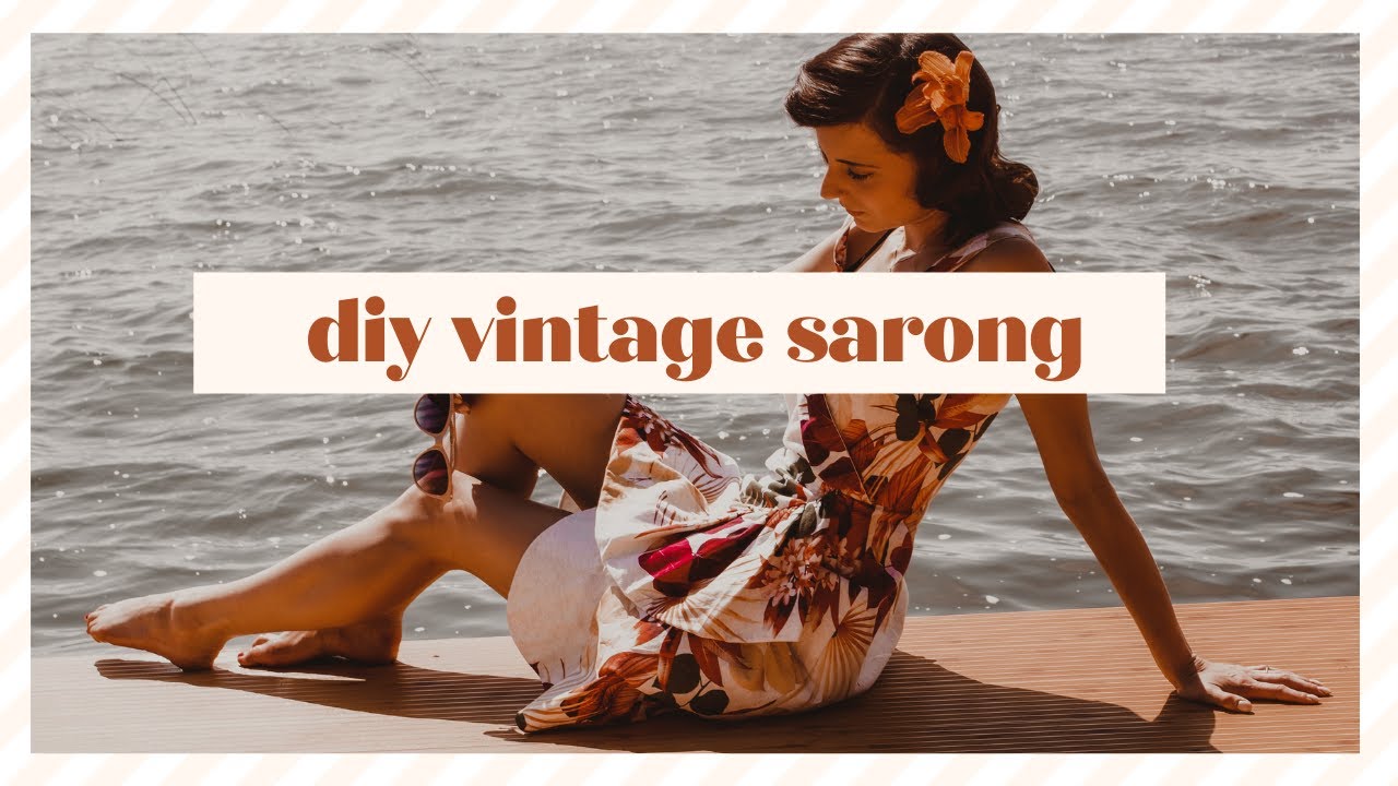 Vintage Hawaiian Sarong Dress Online Sale, UP TO 53% OFF