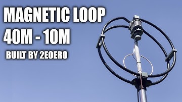 MAGNETIC LOOP 40M - 10M Built by 2E0ERO