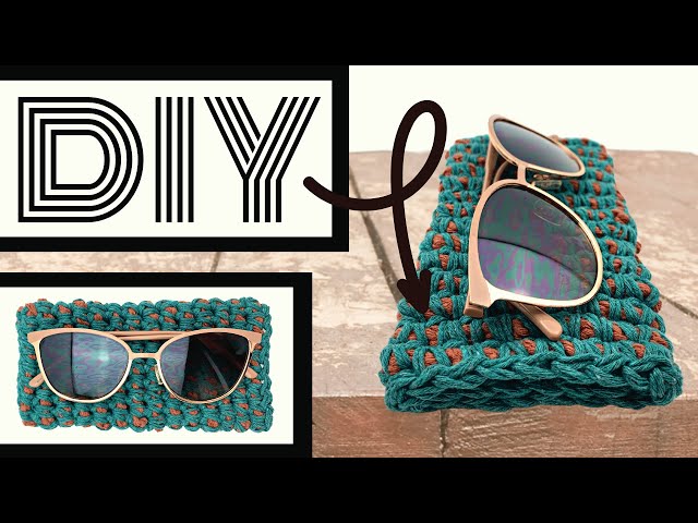 FREE CROCHET PATTERN: Eyewear Pouch (Simple Spiral) Updated 5/17