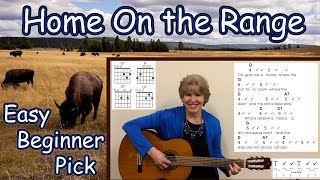 Home On the Range (Easy Beginner Guitar)
