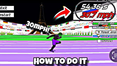 HOW TO HIT 30MPH IN SPEEDSTARS TUTORIAL 2025!