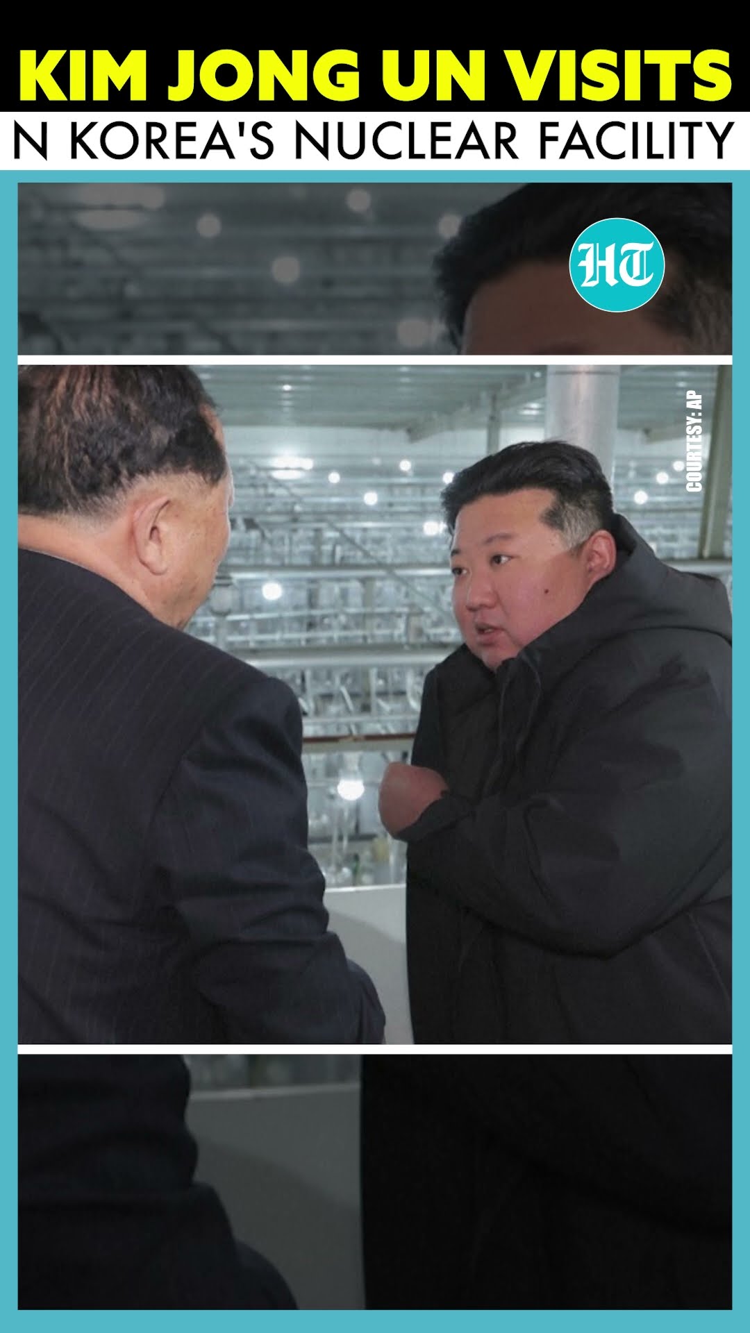 North Korea Leader Kim Jong Un Inspects Nuclear Facility, Amid Tensions With US | Trump #ytshorts