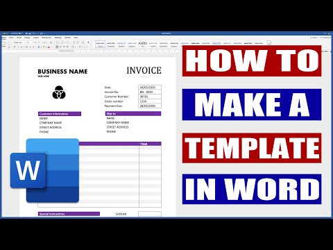 How to create a template in Word | Microsoft Word Tutorials