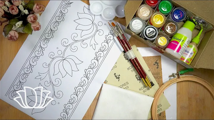 Tanjore-Style Fabric Painting Kit for Beginners, Tutorial and Beginner's Guide