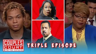 Triple Episode: Man Finds His Fiancee In Bed With Another Man | Couples Court