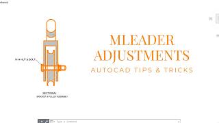 How To: Change Text & Arrow Size in Mleader in AutoCAD | CXC | CSEC | Technical Drawing