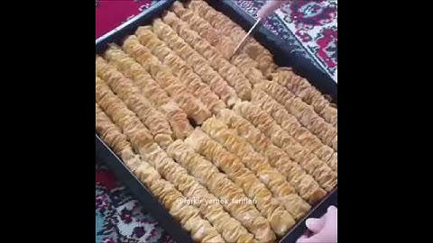 Walnut baklava so easy and delicious