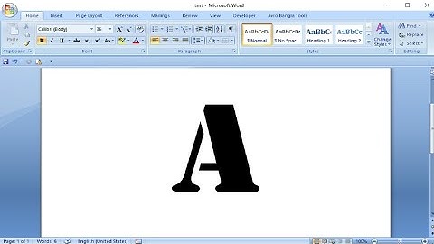 How to make stencils with microsoft word