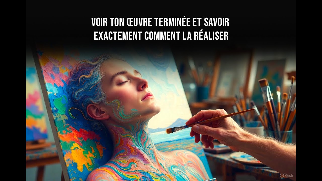 Hypnose Puissante pour Peintres : Voir TON ŒUVRE TERMINÉE et Savoir EXACTEMENT Comment la Réaliser