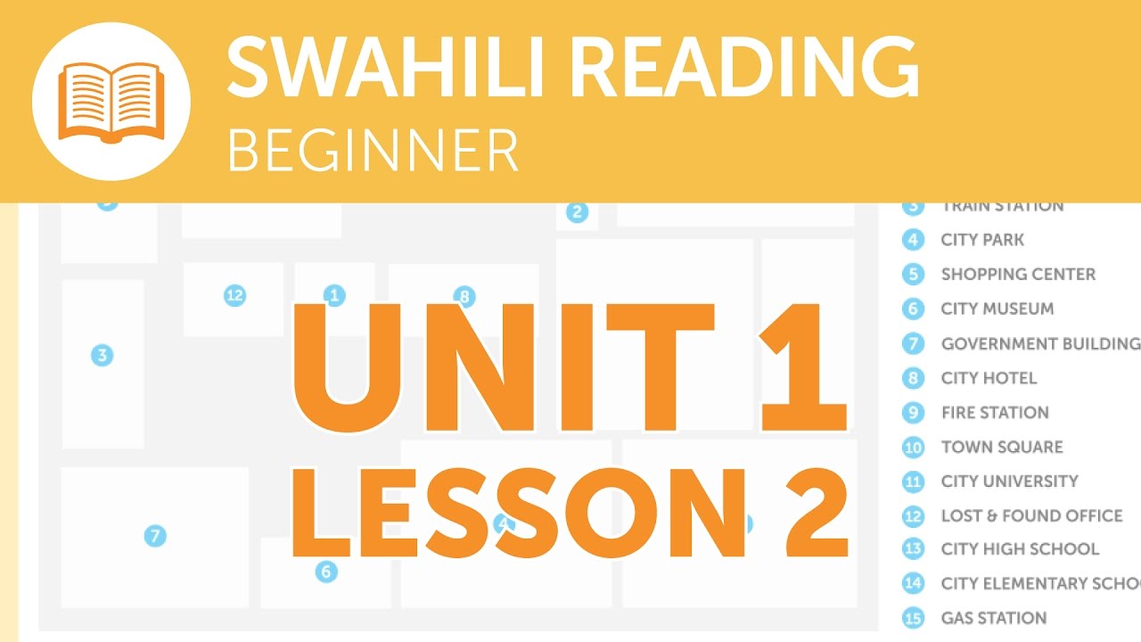 Swahili Reading for Beginners - Reporting a Lost Item at the Station