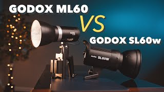 Godox SL-60w Vs. Godox ML60 Video Light Comparison