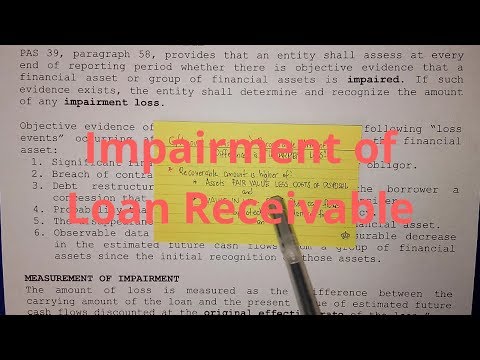 Impairment of Loan Receivable (Overview)