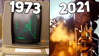 Полная Эволюция Шутеров от Первого Лица 1973-2021 за 10 секунд. История графики в fps играх