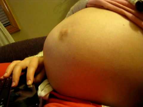 Crazy Baby moving in Belly