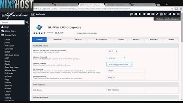 Installing Tiki Wiki CMS Groupware with Softaculous in cPanel
