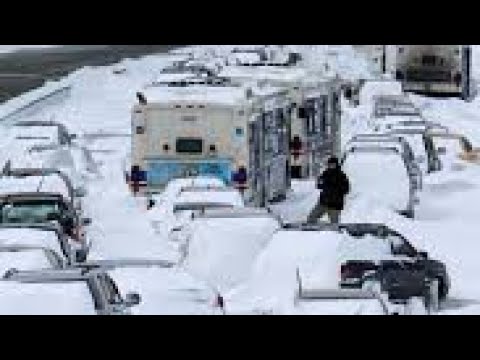 Brutal Chaos in Ontario Today! Snow Storm Burying Many Homes, Cars in ...