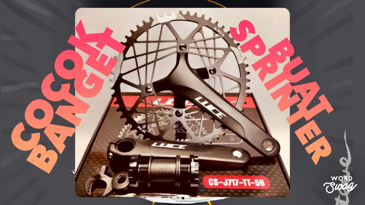 Unboxing Crankset LUCE Spider 56T Alumunium 7075