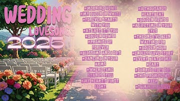 WEDDING LOVESONGS PLAYLIST 2025