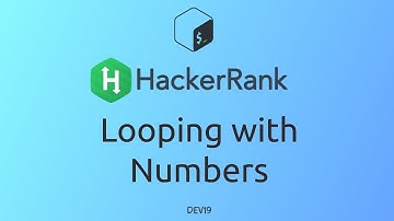 #4 Looping with Numbers | HackerRank Linux Shell