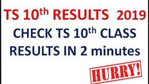 TS 10th RESULTS  2019 RELEASED || CHECK TS 10th CLASS RESULTS IN 2 minutes || TS SSC TOPPERS