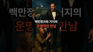 #썰 백만장자와 거지가 항구에서 운명적인 만남을 가졌습니다.