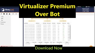 Virtualizer Premium Over Binary Bot | Safe bot for Low Balance Account | Binary/Deriv Bot Profile