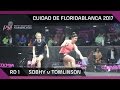 Squash sobhy v tomlinson  ciudad de floridablanca 2017  rd 1 highlights