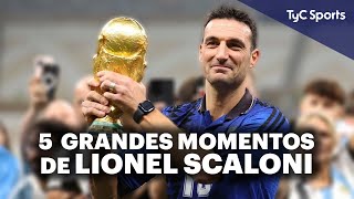 5 MOMENTOS DE SCALONI EN LA SELECCIÓN ARGENTINA 🔥 EL LLANTO, LA EMOCIÓN, LA COPA DEL MUNDO Y MÁS