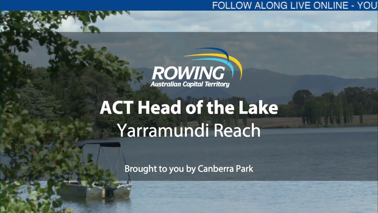 Rowing ACT Live Stream YouTube