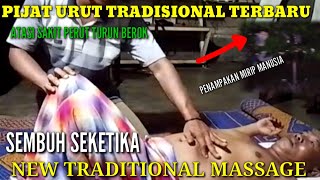 pijat urut Tradisional terbaru, pijat perut turun turun berok@LemanRohilChannel