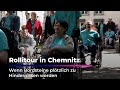 Rollitour in Chemnitz: Wenn Bordsteine plötzlich zu Hindernissen werden