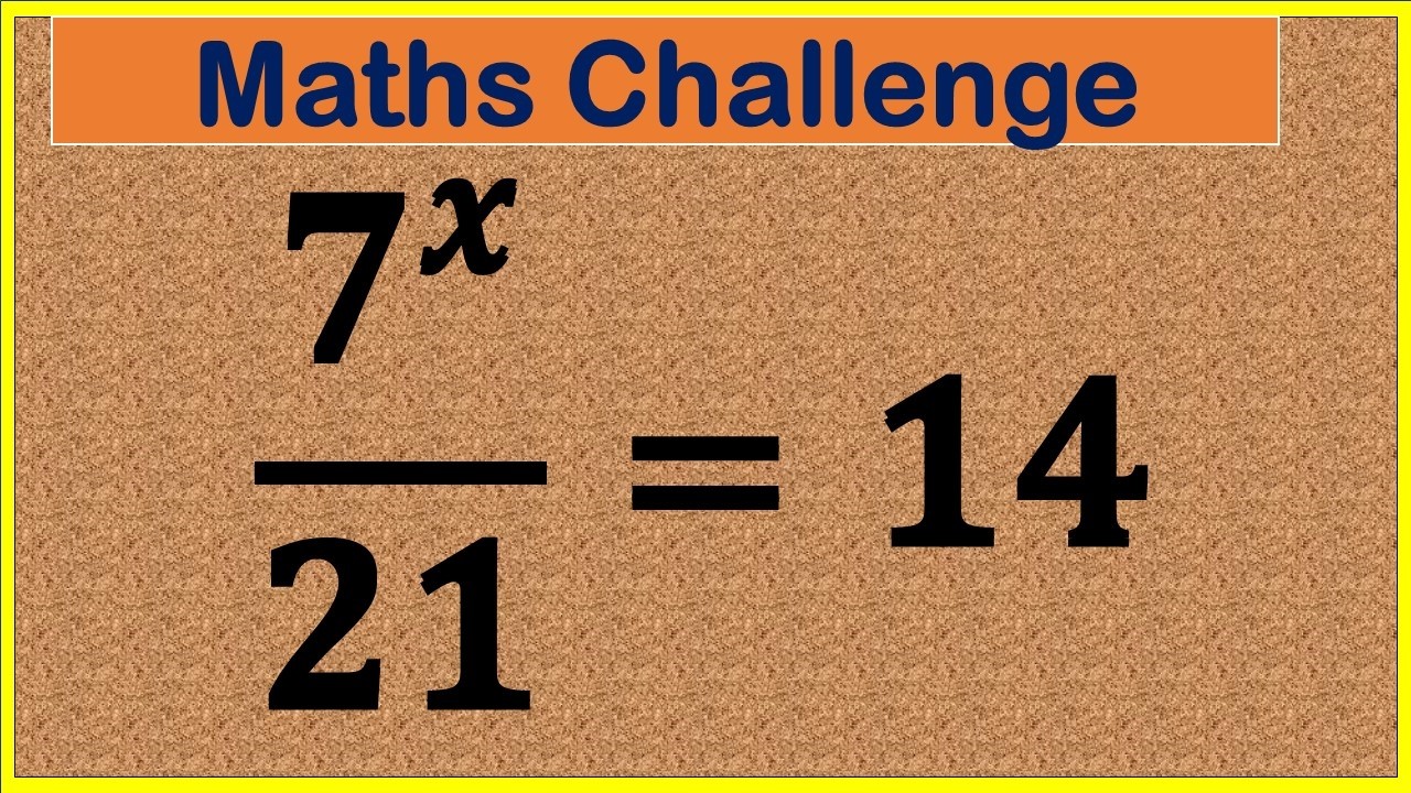 Can You Solve This Tricky Exponential Equation ? | Try your best